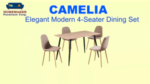 Homemaker Furniture Camelia 1 + 4 Seater Dining Set