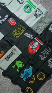 Kaos Kaki Oldschool Motif Skate Merk Panjang Premium - Hosela Project