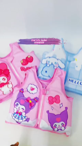 Comel Kids Cartoon Kids Float Swimsuit Safety Training Life Jacket Swim Aid Floater Life Vest Kids Swimming Pool Float