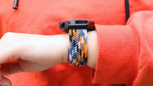 [MY] Samsung Huawei Garmin Fossil Pebble Time Smartwatch Braided Loop Nylon Strap Adjustable Elastic Band - 20mm & 22mm