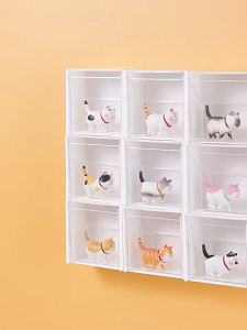 กล่องเก็บของมินิ กล่องเก็บเครื่องสําอาง เครื่องเขียน แบบติดผนัง กันน้ำ ไม่ต้องเจาะผนัง