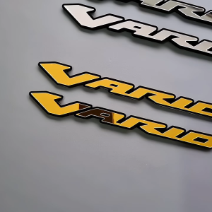 PNB Emblem Vario 2 PCS Logo Timbul 3D Aksesoris Motor Click Vario 125 150 160 110 OLD NEW