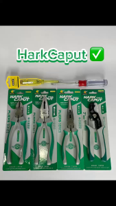 Combo kìm 6 món hiệu HarkCaput cao cấp sử dụng sửa chữa hàng ngày ( Tặng tua vít USA + Bút thử điện Stanley )