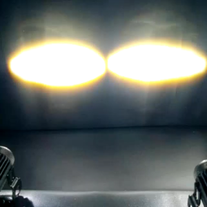 Lampu Sorot Tembak Laser Gun Mini LED V12 D2 D3 Motor Mobil 20Watt 2 Warna Putih Kuning 20W 20 Watt Lasergun Dengan kipas pendingin