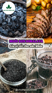 Muối đen Himalaya 500g Black salt hàng nhập khẩu - Chợ Thảo Dược Việt