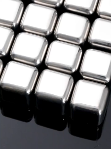 ES BATU ANTI LUMER Stainless Steel Anti Karat ICE CUBE Reuseable Food Grade Premium Anti Cair Bisa Dipakai Berulang