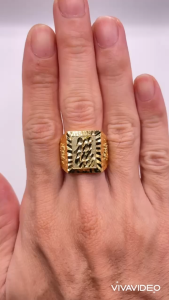 Nhẫn nam titan chữ phước Nhẫn nam chữ phúc mạ vàng 18k Không phai màu không rỉ sét mã 04 trangsucmoiluatuoi.RIN