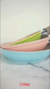 PASTI ORIGINAL - BEST SELLING Cypruz Fry Pan Mini Wooden Touch Handle 16cm FP-0692