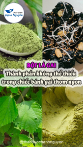Bột lá gai nguyên chất 1kg (Bột làm bánh ít lá gai bột tạo màu tự nhiên) - Thảo Dược Hạnh Nguyên