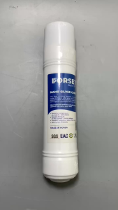 Lõi Nano Silver FORSETI Nhập Khẩu Hàn Quốc 10Inch Dạng Chữ U (U-Type) Cắm Nhanh Giúp Diệt Khuẩn Cho Nước Dùng Được Cho Máy Korihome