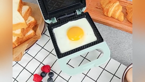 Electric Sandwich Maker Panini Press with Non-Stick Coating Home Toaster Portable Egg Omelette Pan for Home Kitchen
