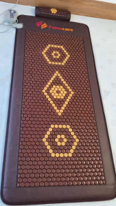 Thảm đá nhiệt nóng Hàn Quốc thương hiệu: Fanocare KT 80 * 180cm cao cấp đá lục giác kèm sóng siêu dài (Tặng 3 quà ưu đãi).