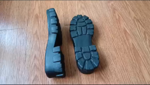 Outsole Sepatu Wanita Alas Bawah Sepatu Boot Cewek PVC Hitam GBU 608 Size 37 sd 40