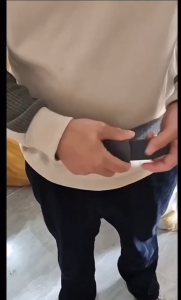 LALA(ร้านไทย)(YDN15) เข็มขัดผู้ชาย หัวพลาสติก สายไนล่อน ขนาด 3.8 cm ไม่ต้องเจาะรู เข็มขัดผ้า เข็มขัดแฟชั่น