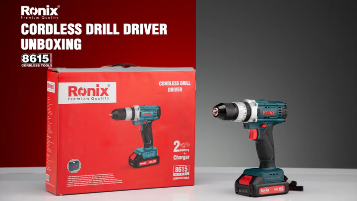 Ronix 8615 16V Cordless Drill Driver 3-in-1