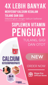 Calcium Glycerophosphate Tablet Suplemen Kesehatan (60 Tablet)
