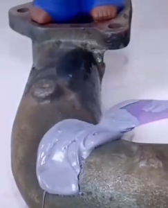 FMASTERHAN กาวซ่อมโลหะกาวAB กาวเชื่อมโลหะกาวติดเหล็กแท้โลหะหล่อกาวกาวอุดเหล็กตัวแทนเชื่อม ทนต่ออุณหภูมิ 250°C แข็งกว่าเหล็ก