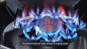 CHRIS OPAICN 9.5KW Gas Stove Double Gas Burner Stove desktop Timing Folding gas stove stainless steel household fire cooktop Dapur Embedded Liquefied Gas Cooker 翻转炉 燃气灶