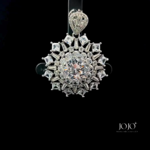 M1607 Mặt dây chuyền nữ đính đá CZ cao cấp sáng lấp lánh JOJO