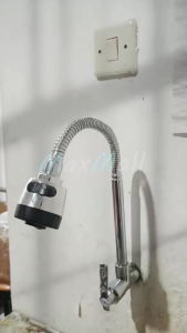 Kran Angsa Fleksibel 2 Mode untuk Wastafel Stainless