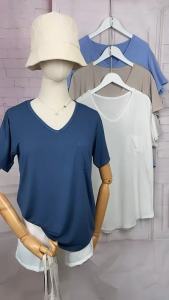 เสื้อยืดสาวอวบ ผ้าเรยอน เสื้อยืดพลัสไซส์ อก34-54 พร้อมส่งจากไทย