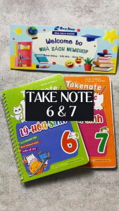 Sách - Takenote Khoa Học Tự Nhiên Lý-Hóa-Sinh 6 (MEGA)- Newshop