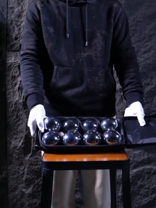 Local delivery High-quality Stainless Steel PETANQUE BALL SILVER 3PCS 6PCS 12PCS SET  Free Hand Carry Bag Bola Petanque Pertandingan