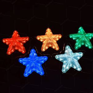 ไฟตกแต่ง 1ชิ้น 24V LED ไฟแต่งรถบรรทุก ไฟประดับ ไฟติดรถบรรทุก รถพ่วง หรือรุ่นทั่วไป (Star)