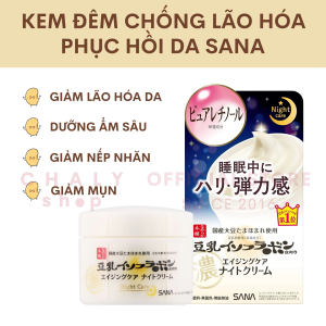 Kem đêm chống lão hoá phục hồi da với retinol Sana Nameraka Wrinkle Night Cream 50g Nhật Kem Dưỡng Da Cho Mọi Loại Da Sản Phẩm Chăm Sóc Da Retinoid - Lazada