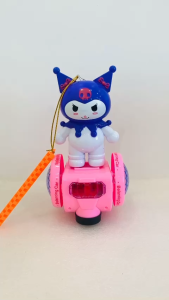 [HOT] Kuromi đi xe cân bằng có đèn nhạc kèm cây cầm cho bé chơi lồng đèn trung thu Koromi Korumi đồ chơi xoay 360 độ