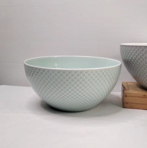 ชาม ชามเซรามิค ขนาด 8 นิ้ว ถ้วยใบใหญ่ ชามสลัด เข้าไมโครเวฟได้