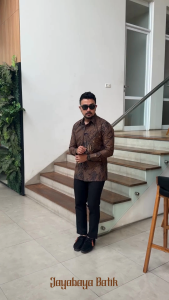Jayabaya Batik ASHRAF Kemeja Katun Lengan PENDEK