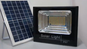 Lampu Tenaga Surya Tahan 24 Jam Otomatis Outdoor: Lampu Sorot Solar Terang Tahan Air IP67 dan Panel Surya