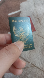 Replika / miniatur buku nikah untuk hiasan mahar buket dan lainya BISA CUSTOM UKURAN