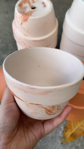 Chậu Đất Nung G Kích thước 10.5x7cm 3 màu - Trồng Sen Đá - Xương Rồng- LỖI 1 ĐỔI 1