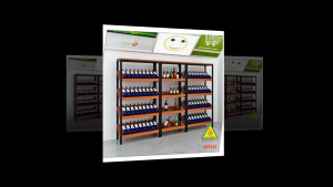 Kệ trưng bày sản phẩm hàng hóa  kệ trang trí khung sắt mặt gỗ KST412- Nội thất lắp ráp Viễn Đông Adv