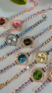 Mulia Agung99: Jam Tangan Wanita Stainless Titanium & Gelang Perhiasan Fashion Terbaru 2024