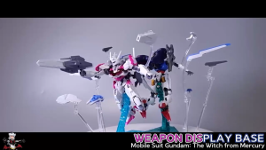 ⭐️ BANDAI GUNPLA HIGH GRADE FULL MECHANICS THE WITCH FROM MMERCURY WEAPON DISPLAY BASE GUNDAM EFFECT STAND VCA SINGAPORE