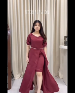 Feodora fashion / dress Rosalinda / dress pesta premium / gaun pesta / dress matal / dress terbaru (GOOD QUALITY)