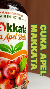 Cuka Apel Asli Original CUKA APEL MAKKATA Untuk Obat Batu Empedu Dan Batu Ginjal BPOM 330ml