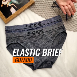 COMBO 2 Quần Lót Nam GUZADO Quần Lót Tam Giác Thiết Kế Không Đường May Co Giãn Kháng Khuẩn GBF05