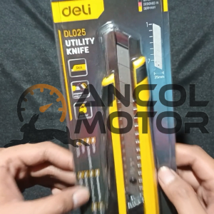Deli Cutter Besar Sistem Kunci Otomatis SK4 25mm Auto lock Alat Potong Kertas Pisau Kater