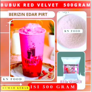 Bubuk Minuman Red Velvet 500gr || Red Velvet Powder - 500 gram