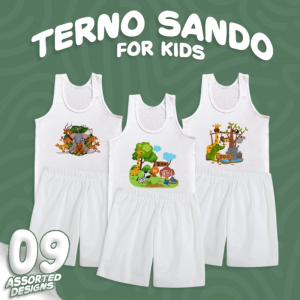 Manawari kids sando terno for boys plain colored sando sando for kids terno clothes sando kids outfit sando for kids