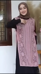 Outer Pesta Kondangan Simple: Vest & Longvest Malika