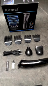 MURAH Mesin Cukur Rambut Elektrik Cas Hair Clipper Kemei Nova Ventage Original - Alat Potong Pangkas Pencukur Rambut Barbershop Digital BONUS 3in1 PAKET SISIR SASAK