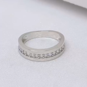 Cincin Silver Wanita Aksesoris Fashion Awet Tahan Lama Anti Karat Cocok Untuk Harian G9-4C