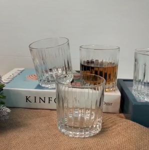 แก้วเหล้า (แพ็ค 6 ใบ) บรรจุ 290  ml. แก้ววิสกี้ แก้วบรั่นดี ไม่แตกง่าย