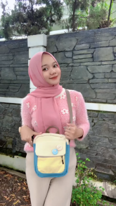 Tapaxco Tas Selempang Pria Wanita Misha Slingbag Premium Casual Local Brand Kanvas Tebal