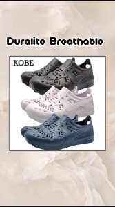 Duralite Kobe Mens Lightweight Waterproof Non-Slip Sole Breathable Shoes (Black) - Classic Design & High-Quality Make